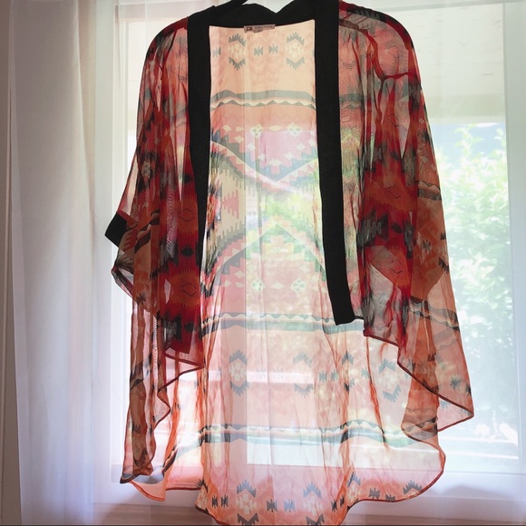 🔸Summer Tribal kimono🔻 - Picture 2 of 3